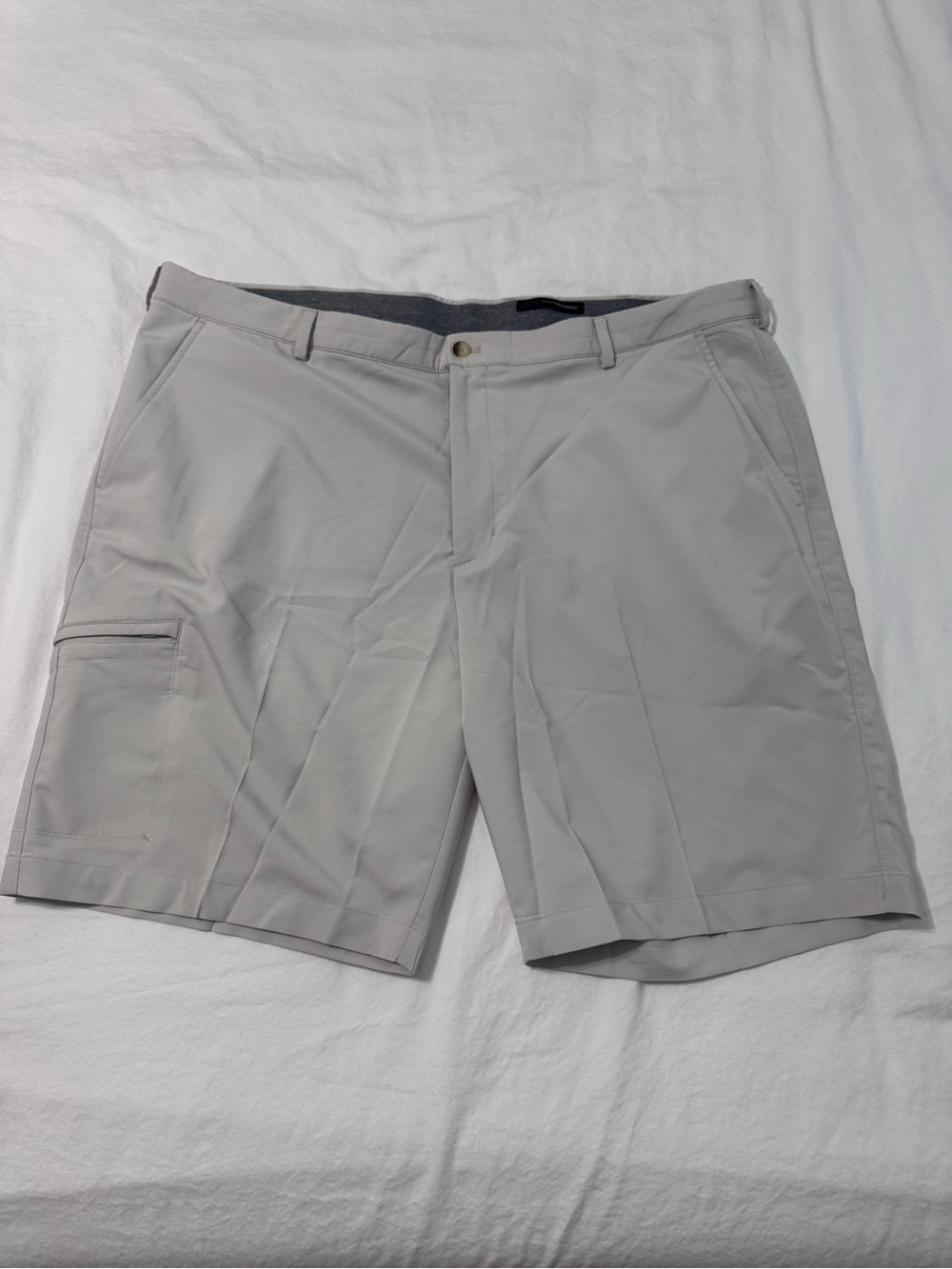 Greg Norman Collection Men's Light Gray Cargo Shorts